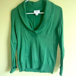 Ann Taylor Loft green sweater, size XS